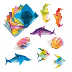 Origami MORSKIE ZWIERZĘTA (metaliczne) / Djeco DJ08755