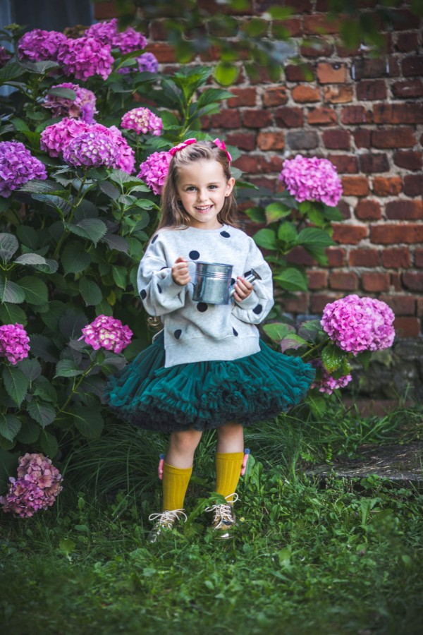 Spódnica Pettiskirt - Szmaragd RÓŻNE ROZMIARY / Manufaktura Falbanek