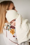 Czapka merino 100% CREAM / Pink no More