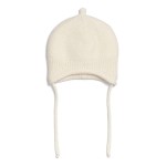 Czapka merino 100% CREAM / Pink no More