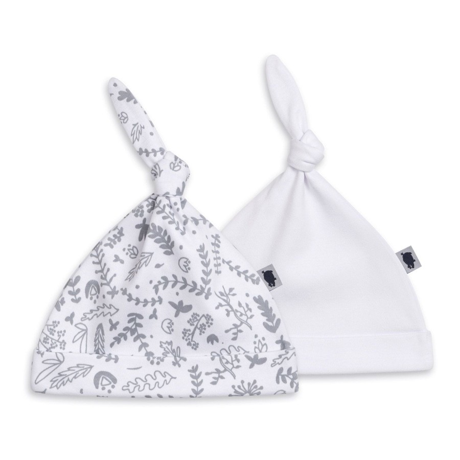 Czapka BOTANIC & WHITE 0-3 miesiące DWUPAK / Pink no More