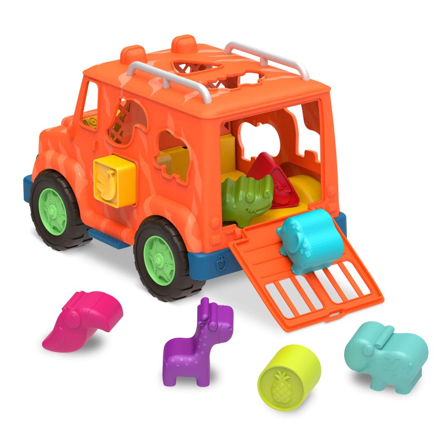 Ciężarówka Safari z klockami sorterami – Safari Shape Sorter Truck / Wonder Wheels