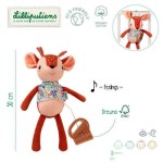 Przytulanka z pozytywką Sarenka Stella Eco 0 m+ / Lilliputiens