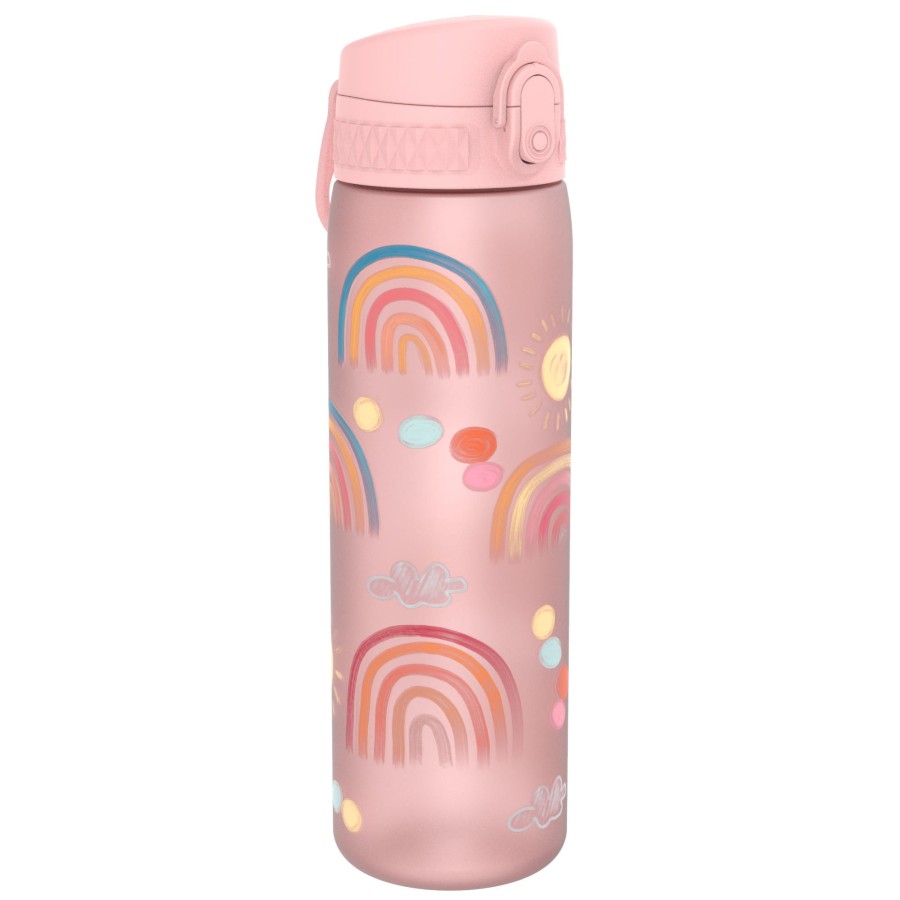 Wąska butelka na napoje I8RF500PNTEXTB - Rainbows , 500ml / ION8®
