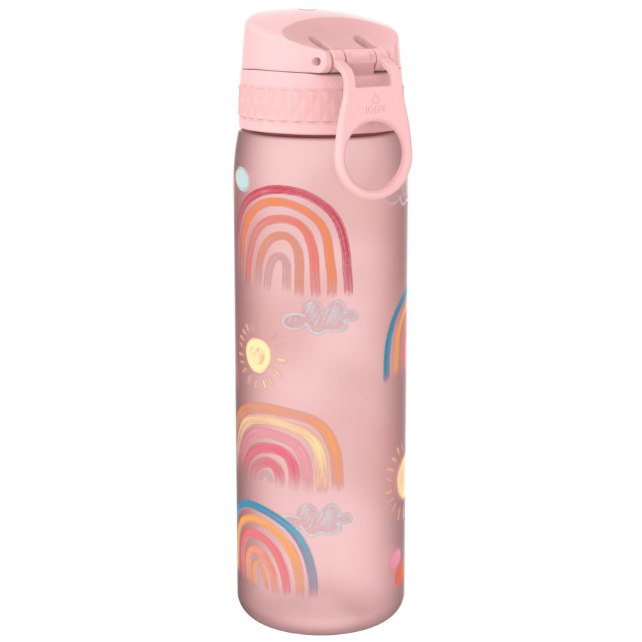 Wąska butelka na napoje I8RF500PNTEXTB - Rainbows , 500ml / ION8®