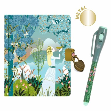 Mini pamiętnik CHARLOTTE z magicznym długopisem / Djeco DD03652
