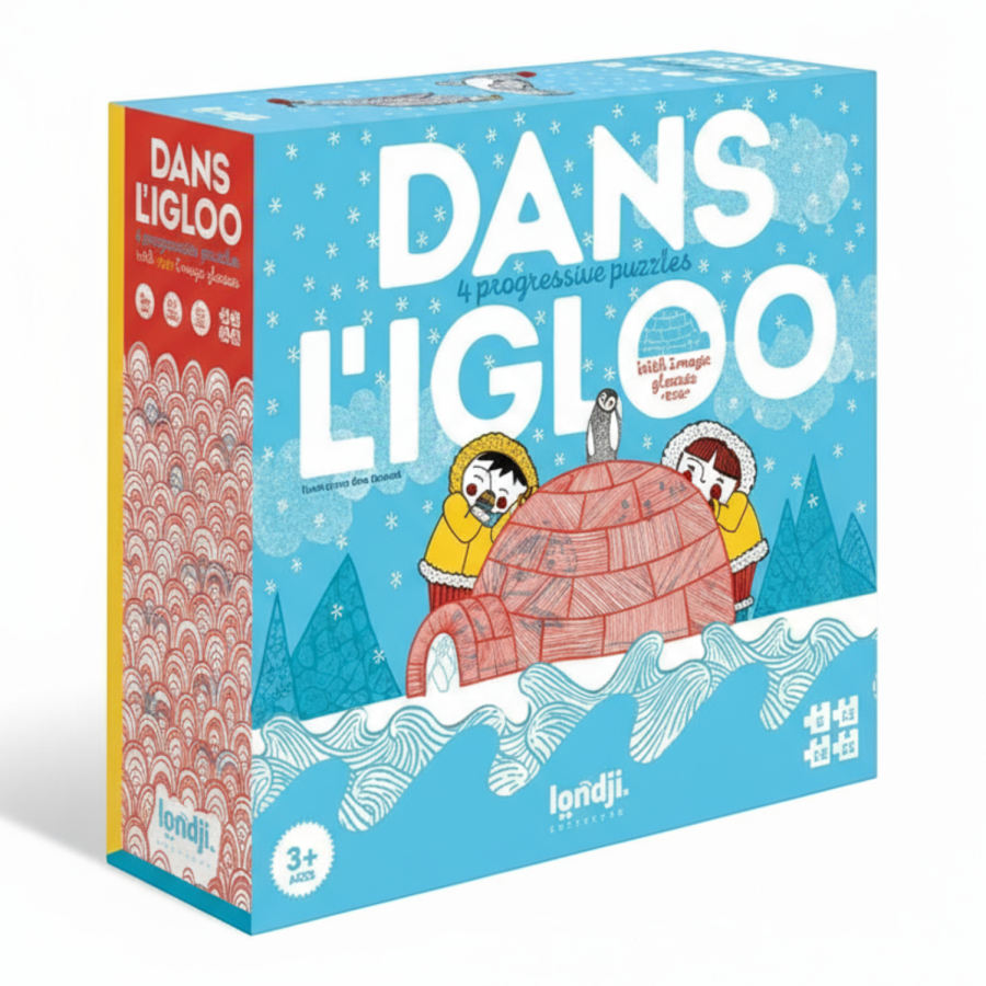 Puzzle progresywne Dans L'Igloo - W igloo / Londji