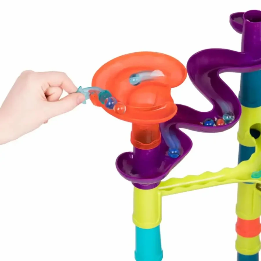 Interaktywny kulodrom ze światłem Marble-Palooza, wersja Deluxe / B.Toys
