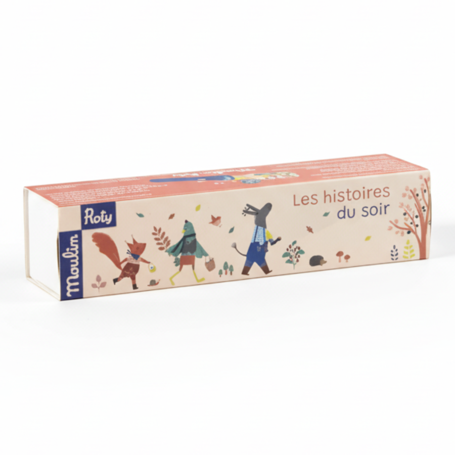 Latarka - projektor z serii Pomme des Bois / Moulin Roty