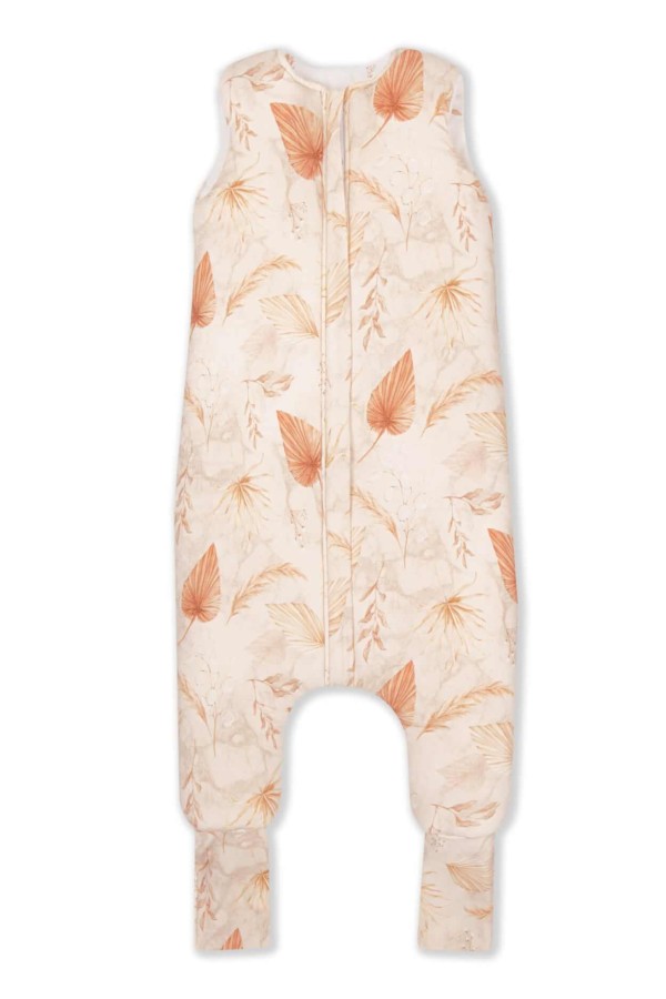 Dwustronny śpiworek z nóżkami Bohemian Sand - Bohemian Botanic / Sleepee