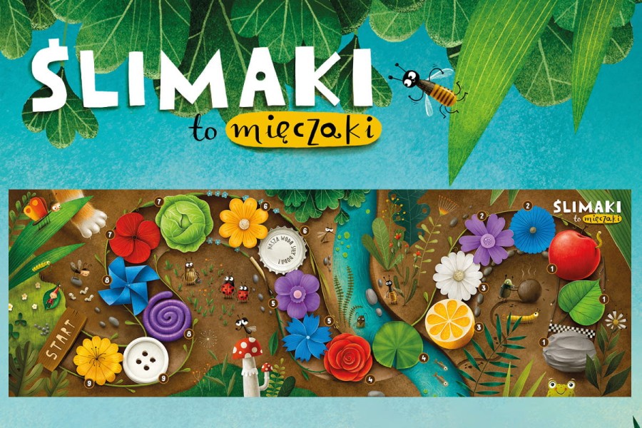 Ślimaki to mięczaki - Gra planszowa
