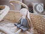 Kosz mojżesza Ahojbaby + materacyk / AhojBaby
