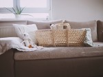 Kosz mojżesza Ahojbaby + materacyk / AhojBaby