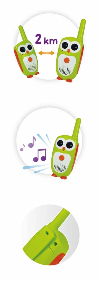 WALKIE-TALKIE JUNIOR zasięg 2 km / Buki TW03