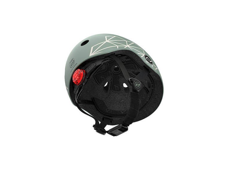 Kask XXS-S dla dzieci 1-5 lat Green Lines / Scootandride