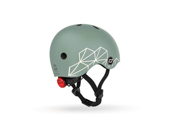 Kask XXS-S dla dzieci 1-5 lat Green Lines / Scootandride