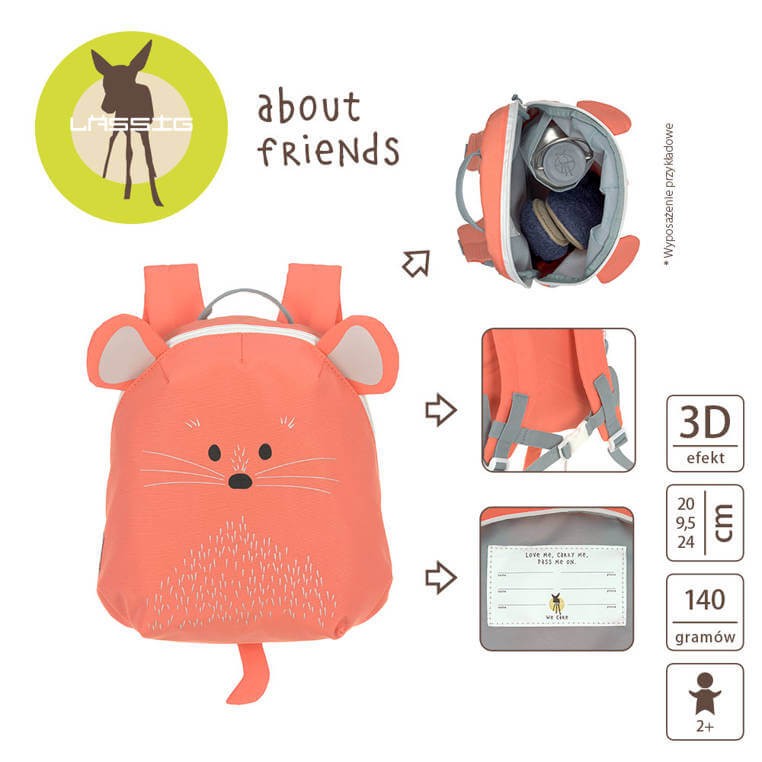 Plecak mini About Friends Mysz Edycja limitowana / Lassig