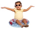 Okulary przeciwsłoneczne Aruba PINK 6-36 m /  Dooky