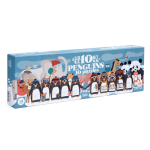 Puzzle dla dzieci, nauka liczenia, Pingwinki