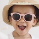 Okulary przeciwsłoneczne dla dzieci 2-4 lata Happy - Dusty rose / Beaba 930344