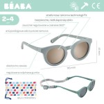 Okulary przeciwsłoneczne dla dzieci 2-4 lata Happy - Baltic blue / Beaba 930346