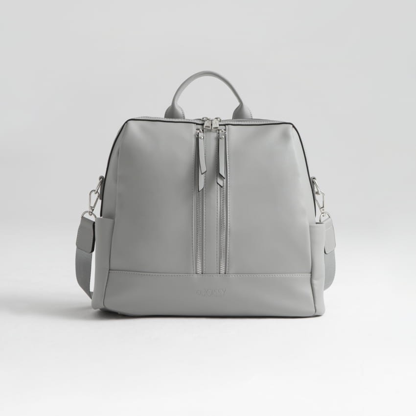 joissy-mini-torba-plecak-do-wozka-dla-mamy-cool-grey-jasnoszary-przod.jpg