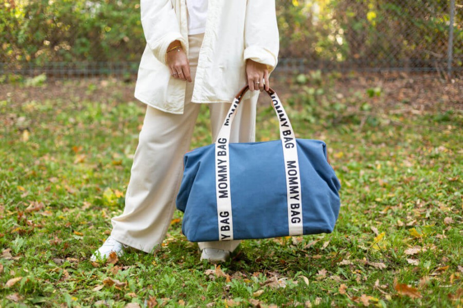 Torba Mommy bag Signature Indygo / Childhome CWMBBSCIN