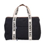 Torba Mommy bag Signature Czarna / Childhome CWMBBSCBL