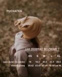 Czapka Puchatka - wrzos / cyklamen / Benni