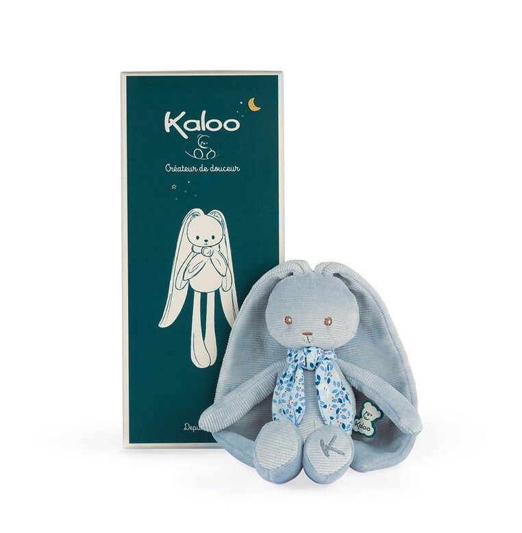 Przytulanka Królik Niebieski 25 cm w pudełku kolekcja Lapinoo / Kaloo  K969939