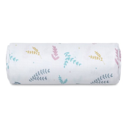 Otulacz muślin Plants PLANTS100x120 / Pink no More