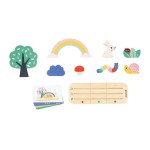 Drewniana układanka Orientacja w przestrzeni Ogród 3+ / Janod J05077
