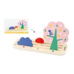 Drewniana układanka Orientacja w przestrzeni Ogród 3+ / Janod J05077