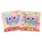Zestaw kreatywny Wycinanki przyklejanki My arts & crafts 4+ / Janod J07743
