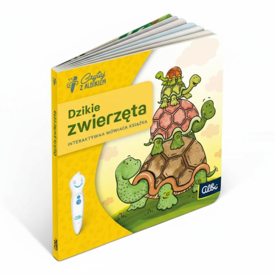 Miniksiążka Dzikie zwierzęta / Czytaj z Albikiem