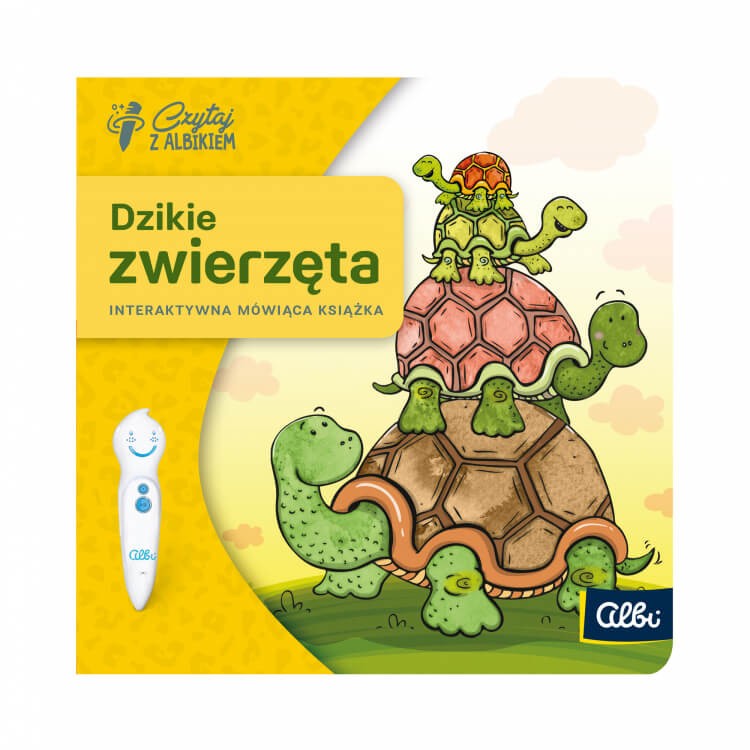 Miniksiążka Dzikie zwierzęta / Czytaj z Albikiem