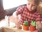 Drewniana zabawka - Królik i liczenie marchewek / Tender Leaf Toys