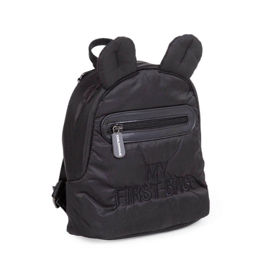 Plecak dziecięcy My First Bag Pikowany Czarny / Childhome CWKIDBPBL