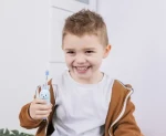 Soniczna Szczoteczka do zębów dla dzieci GIOrabbit niebieska / InnoGIO