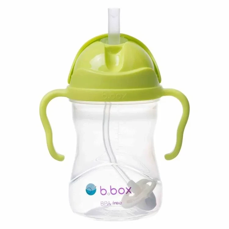 Bidon ze słomką 240 ml, ANANASOWY / b.box