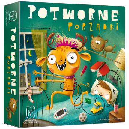 Potworne porządki - Gra planszowa / Wydawnictwo Nasza Księgarnia