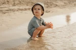 Swimsuit chłopięcy Turtle Island Olive / Little Dutch