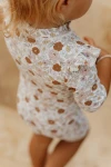 Swimsuit z rękawami Vintage Little Flowers / Little Dutch