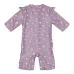 Swimsuit z rękawami Mauve Blossom / Little Dutch