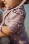 Swimsuit z rękawami Mauve Blossom / Little Dutch