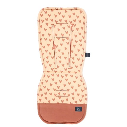 Wkładka do wózka Multi - HEARTBEAT PINK / La Millou