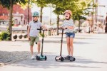 Highwaykick 5 LED Hulajnoga trójkołowa balansowa ze świecącymi kółkami 5+ Peach / Scootandride