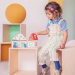 Zestaw 5 miękkich klocków wielofunkcyjnych Stodoła Farma 12m+ / Lilliputiens