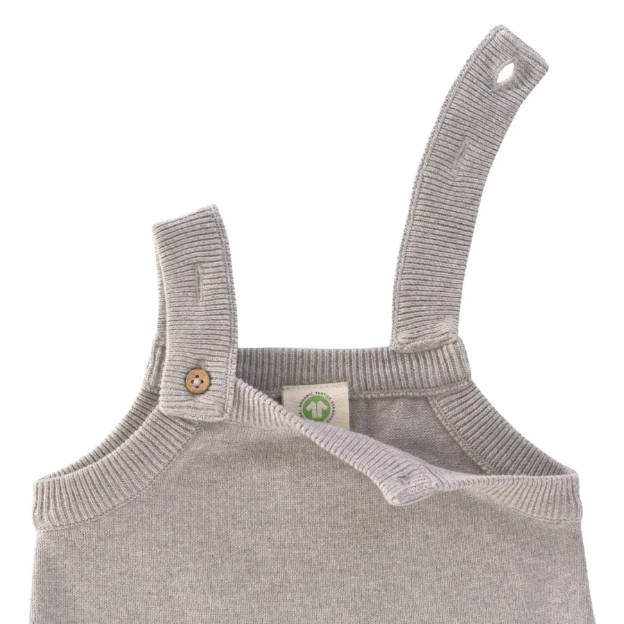 Kombinezon Baby Knitted GOTS, Garden Explorer grey / Lassig