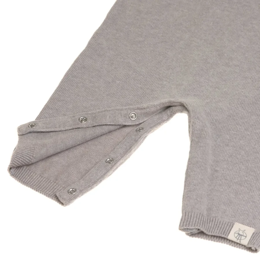 Kombinezon Baby Knitted GOTS, Garden Explorer grey / Lassig